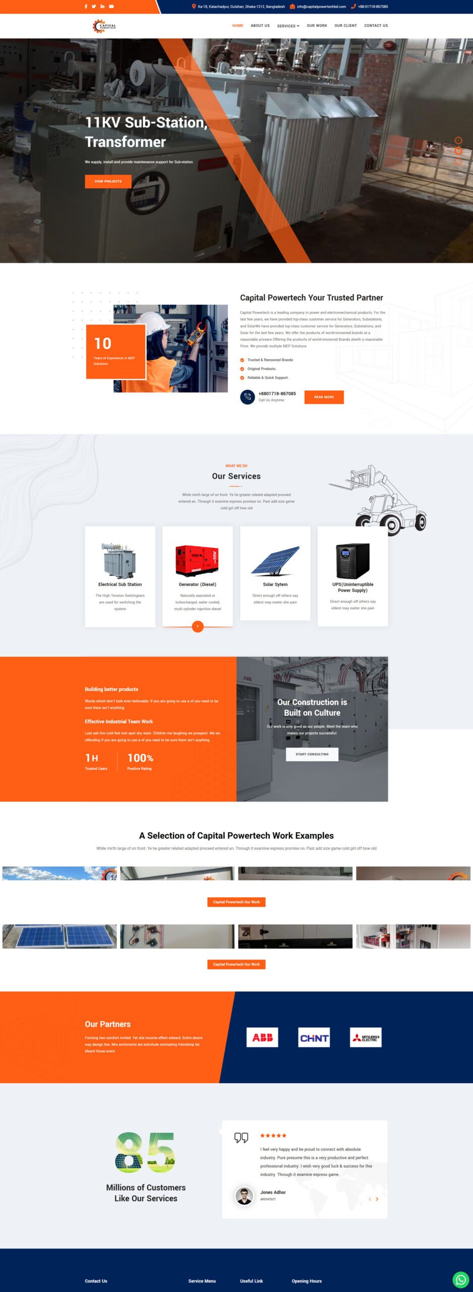 Industrial-Company-Website-Design-for-techcube Industrial Company Website Design