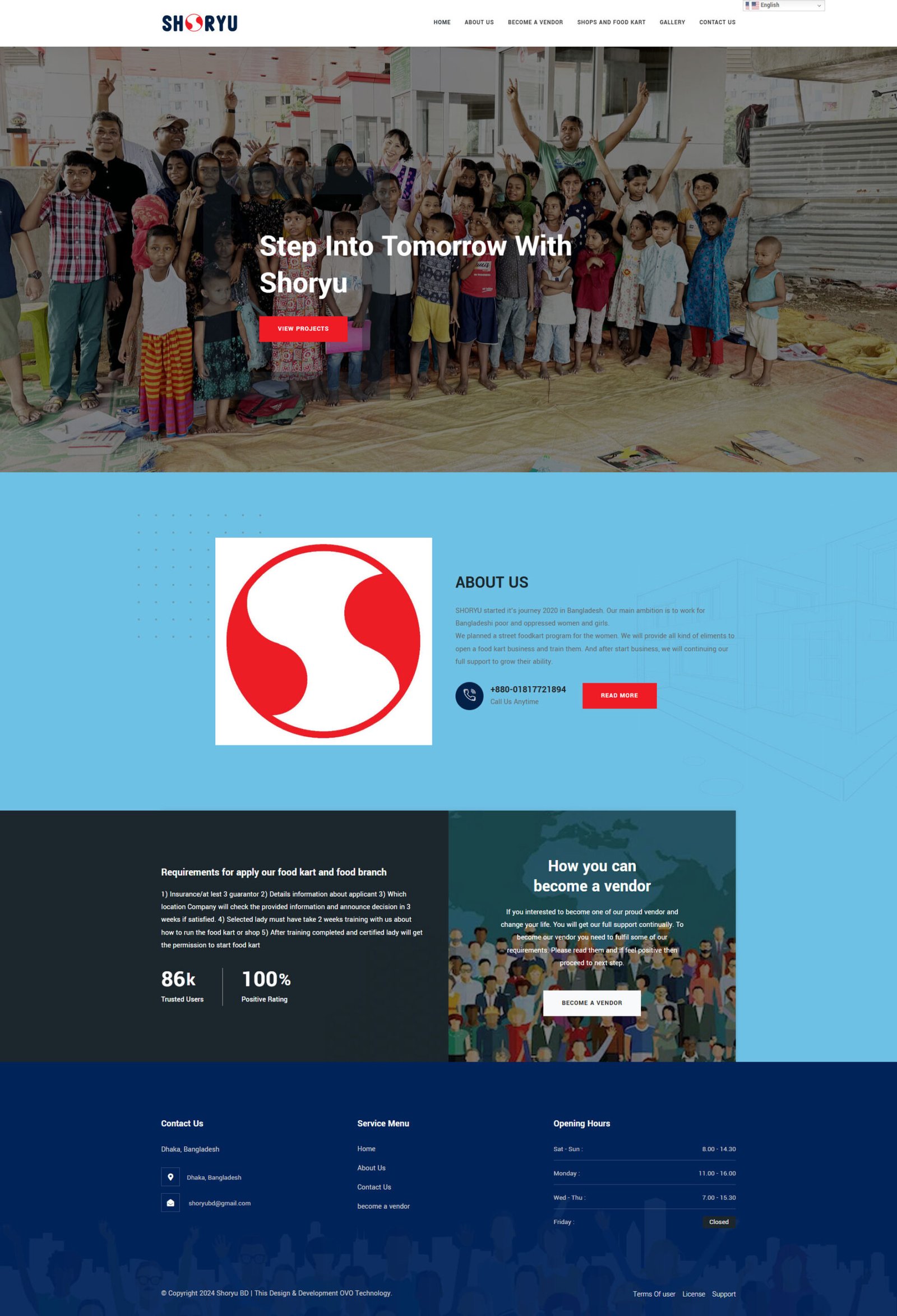 NGO website design and development in Bangladesh